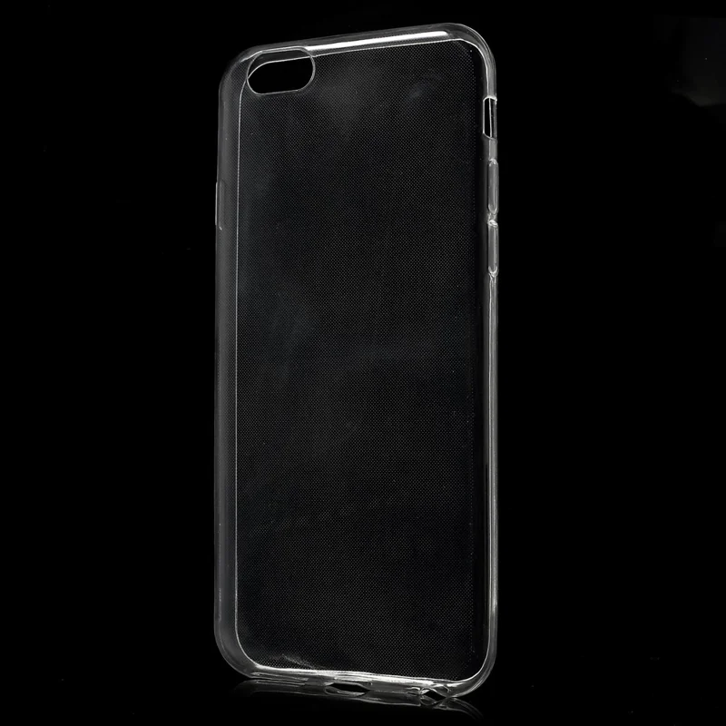 Copertina di Custodia TPU Ultratina Per Iphone 6s Plus / 6 Più 5,5 Pollici - Trasparente