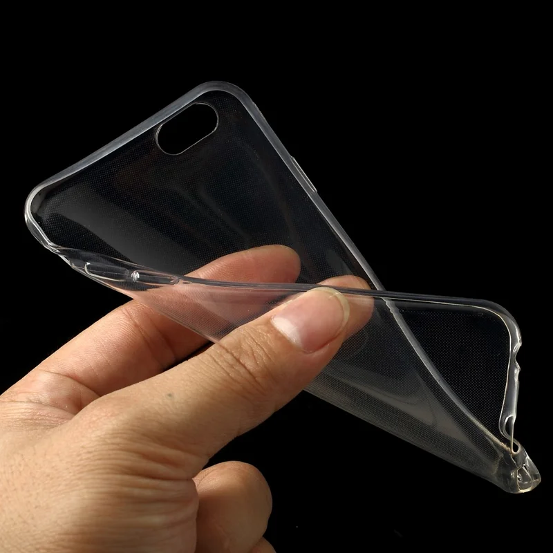 Cubierta de Estuche TPU de Ultrathin Soft Para Iphone 6s Plus / 6 Más 5.5 Pulgadas - Transparente