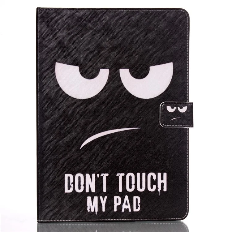 Flip Wallet Stand Leather Smart Case for iPad Mini 4 - Do Not Touch My Pad