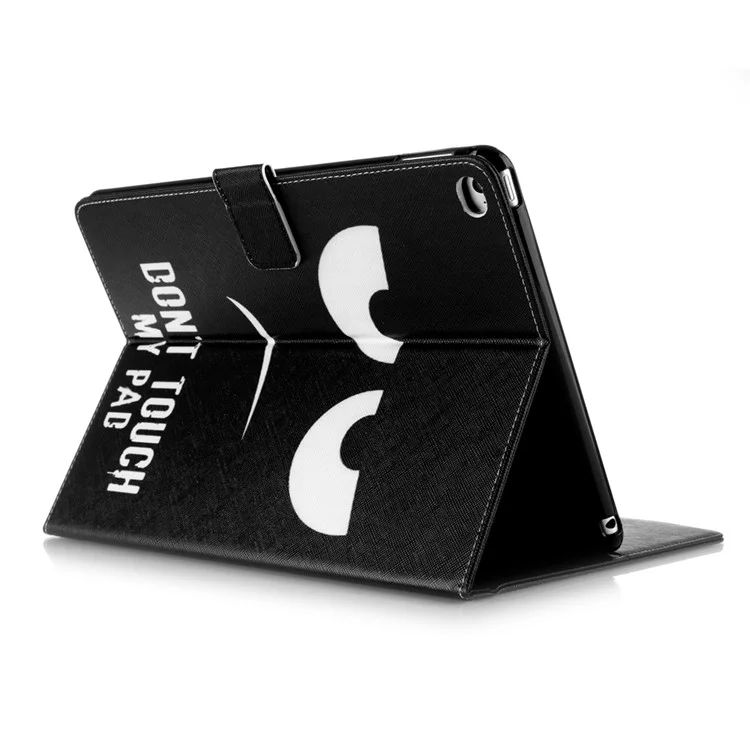 Flip Wallet Stand Leather Smart Case for iPad Mini 4 - Do Not Touch My Pad
