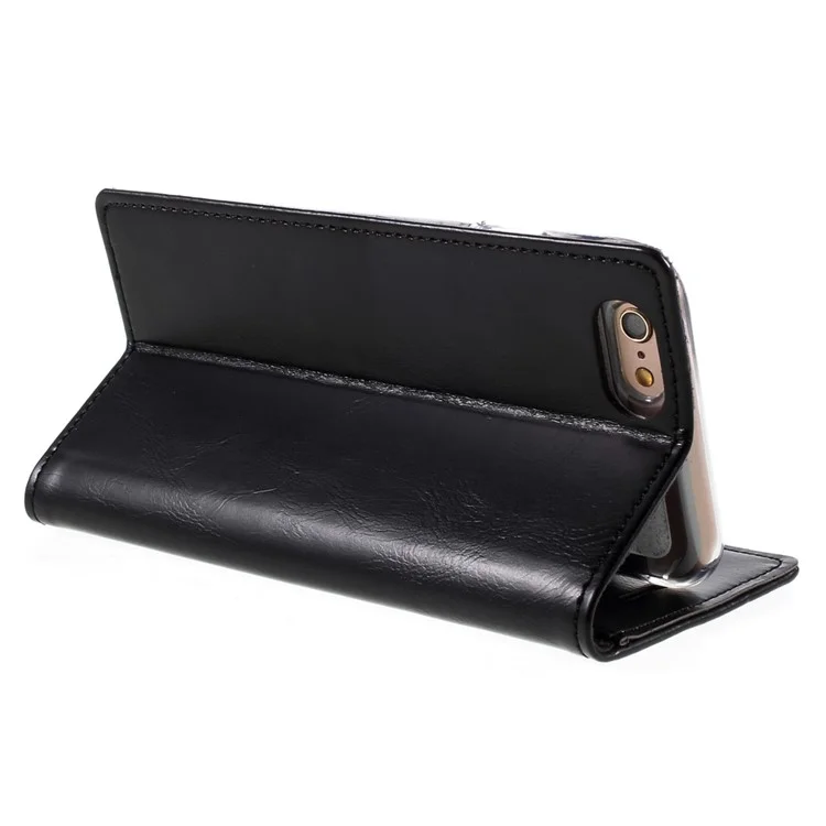 MERCURY GOOSPERY Blue Moon Flip Leather Case for iPhone 6s Plus/6 Plus - Black