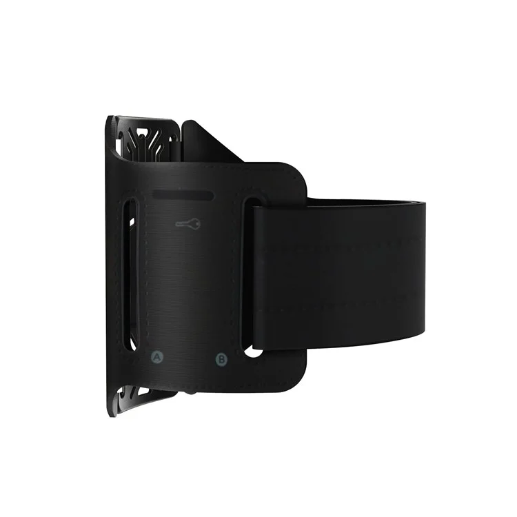 Shockproof Hybrid PC + TPU Magnetic Phone Case with Sports Armband for iPhone X 5.8 inch - Black