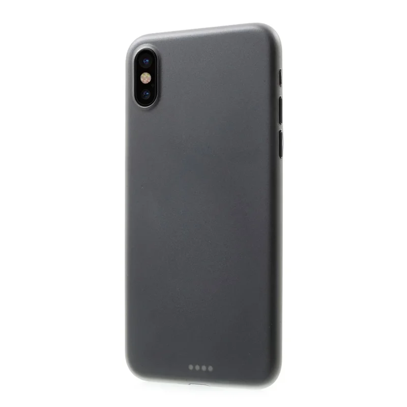 For iPhone X 5.8 inch Ultrathin Matte PC Cell Phone Cover - Grey