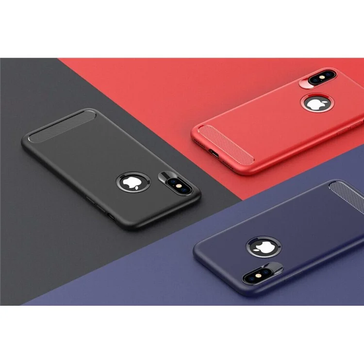 USAMS Muze Series Anti-fingerprint Soft Matte TPU Back Case for iPhone X/10 5.8 inch - Black