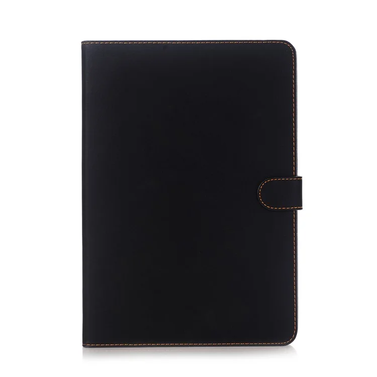 For iPad Pro 10.5-inch (2017) Retro Matte Flip Stand Leather Smart Case Cover - Black