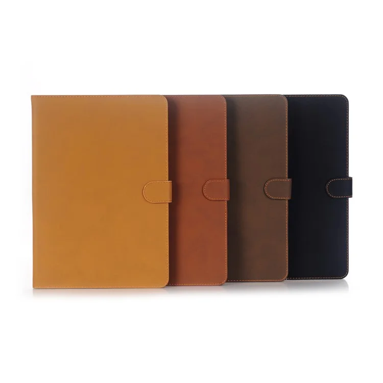For iPad Pro 10.5-inch (2017) Retro Matte Flip Stand Leather Smart Case Cover - Black