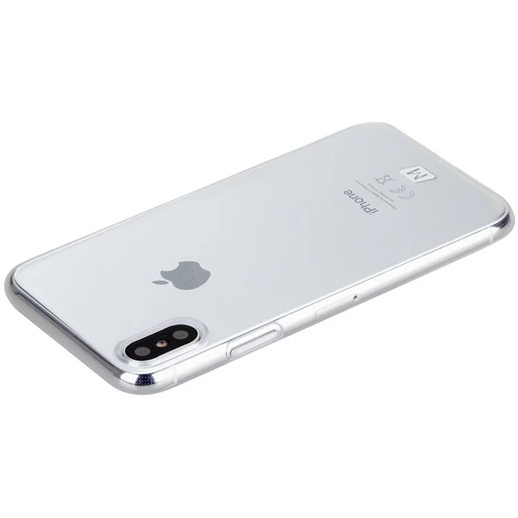 MOMAX Yolk Case for iPhone X 5.8 inch Crystal Clear PC Hard Cover - Transparent