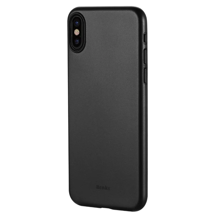 BENKS Magic Lollipop 0.4mm Matte PP Back Cover for iPhone X 5.8 inch - Full Black