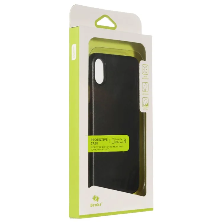 BENKS Magic Lollipop 0.4mm Matte PP Back Cover for iPhone X 5.8 inch - Full Black