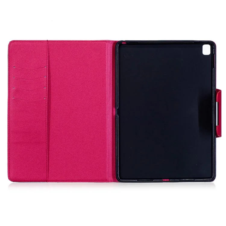 Bi-color Auto Wake & Sleep Wallet Leather Stand Tablet Case for iPad Pro 9.7 inch (2016) - Rose / Black