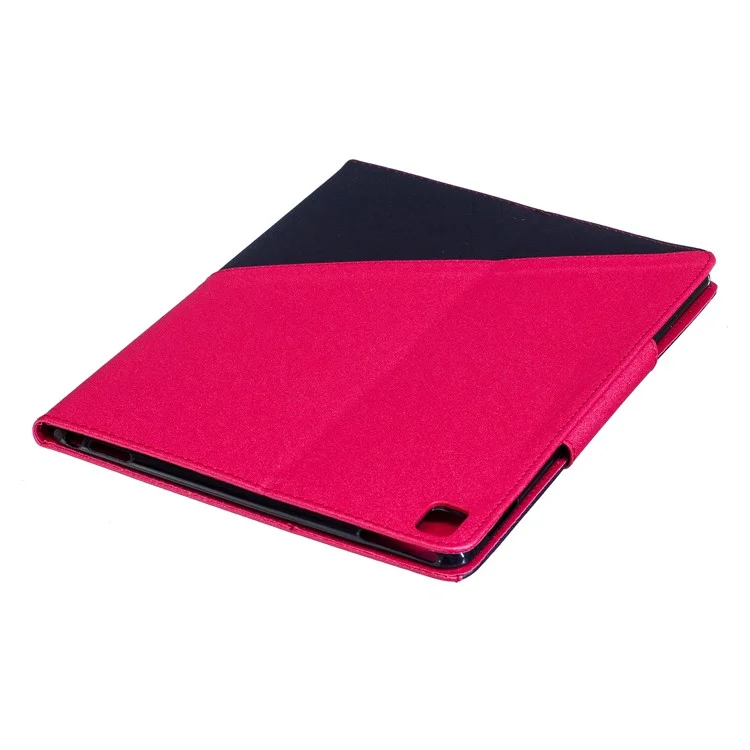 Bi-color Auto Wake & Sleep Wallet Leather Stand Tablet Case for iPad Pro 9.7 inch (2016) - Rose / Black
