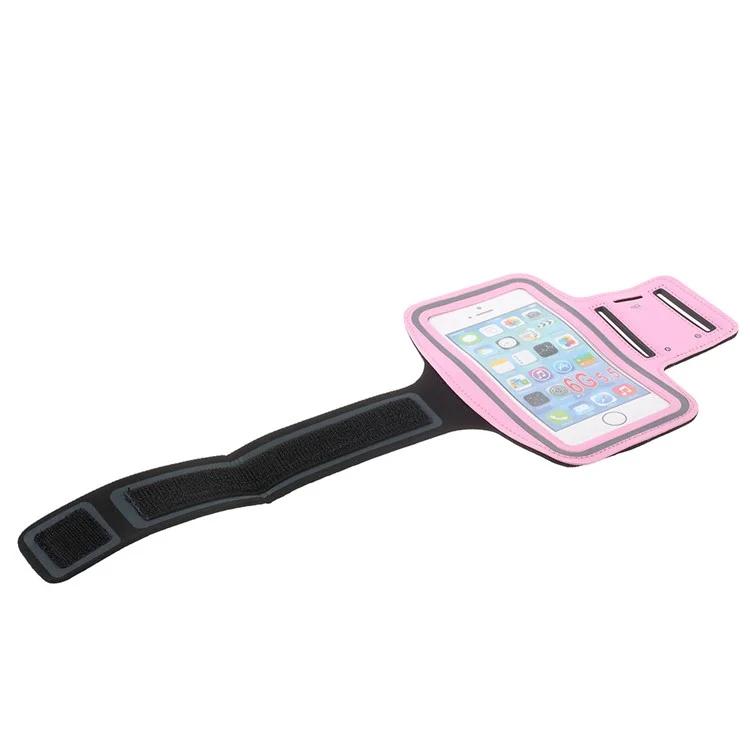 Coque de téléphone portable pour le sport, le jogging et la course à pied de 5,5 pouces pour iPhone XS Max /8 Plus / 7 Plus / 6s Plus / 6 Plus 5,5 pouces - Rose