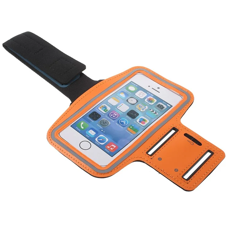 5.5-inch Gym Running Jogging Sports Armband Cell Phone Case for iPhone XS Max /8 Plus / 7 Plus / 6s Plus / 6 Plus 5.5 inch - Orange