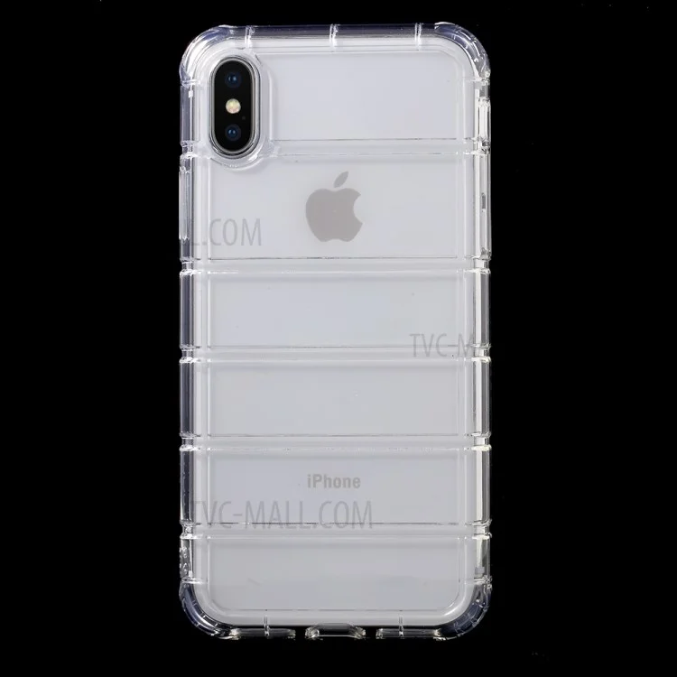 WUW Crystal Clear TPU Drop-proof Protective Case for iPhone X/10 5.8 inch - Transparent