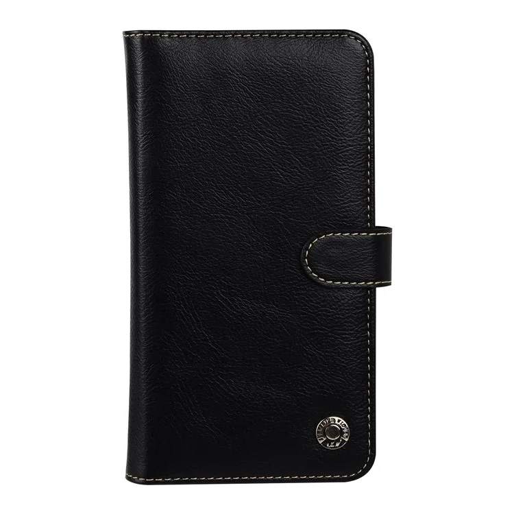 WUW Leather Flip Stand Case with Card Slot for iPhone 8 / 7 4.7 inch - Black