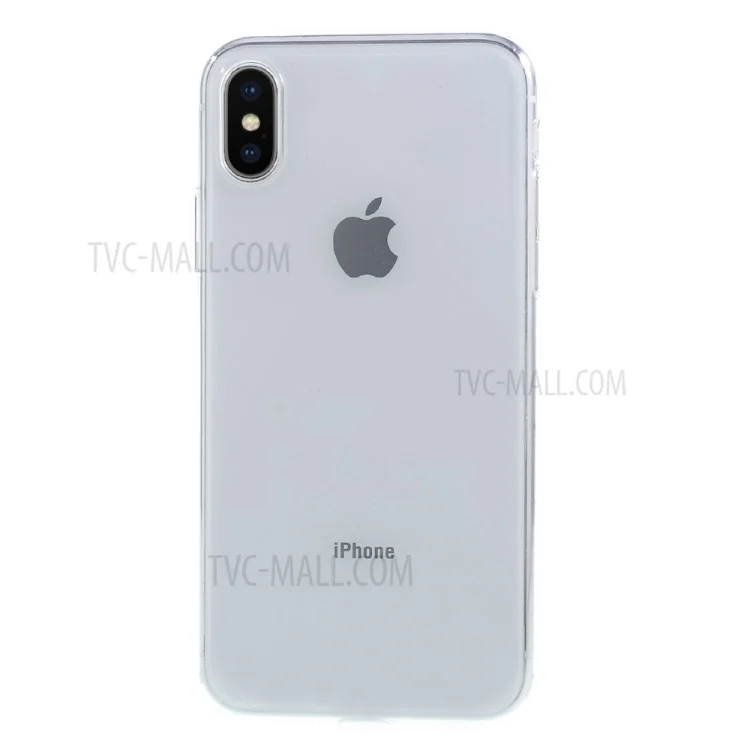 VORSON Transparent Soft TPU Back Mobile Phone Case for iPhone X 5.8 inch