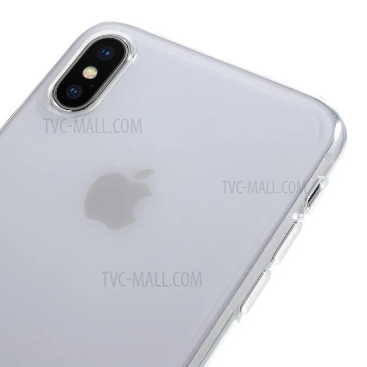 VORSON Transparent Soft TPU Back Mobile Phone Case for iPhone X 5.8 inch
