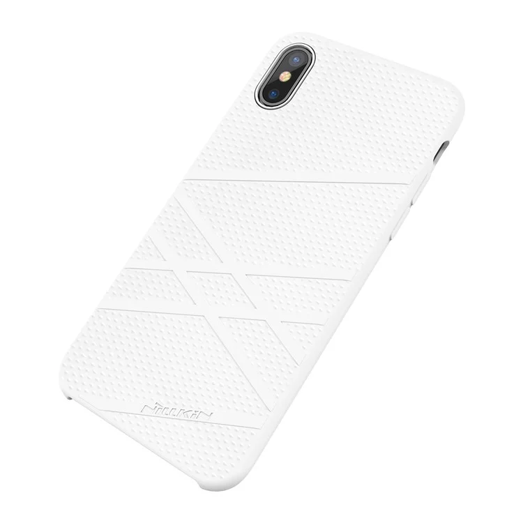 Nillkin Flex Series Liquid Silicone PC Hybrid Cover Pour Iphone X (ten) - Blanche