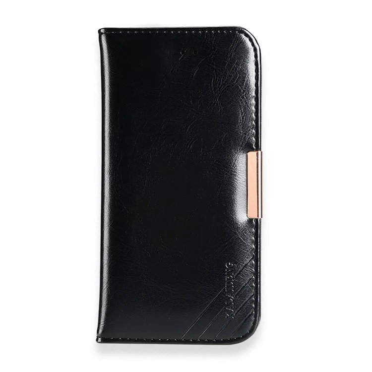 KLD Royale II Series Genuine Leather Wallet Case for iPhone 8/7 4.7 inch - Black