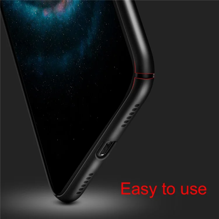 BASEUS Ultra-thin Matte Finish Hard Plastic Case for iPhone X - Black