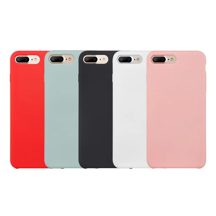 JOYROOM Lyber Series Liquid Silicone Back Case for iPhone 8 Plus / 7 Plus - Black