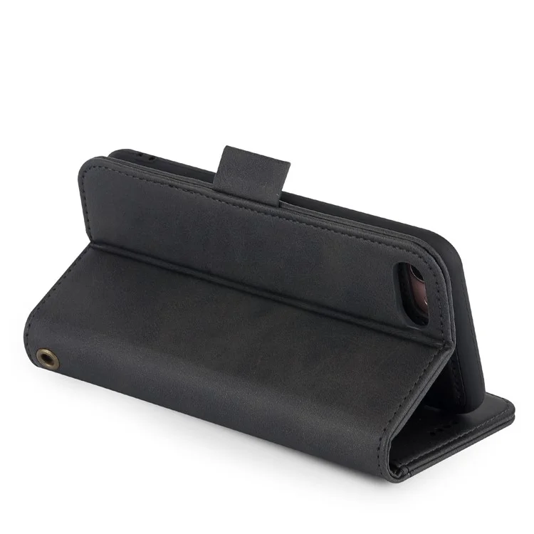 LC.IMEEKE Detachable 2-in-1 PU Leather Wallet Stand Mobile Phone Shell for iPhone 8/7 4.7 inch - Black