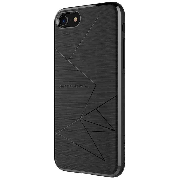 NILLKIN Magic Case for iPhone 8 Soft TPU Qi Wireless Charging Receiver TPU Back Case - Black