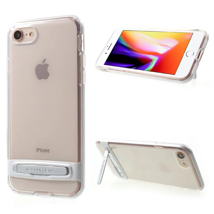 MERCURY GOOSPERY PC TPU Hybrid Kickstand Case for iPhone 8 / 7 4.7 inch - White