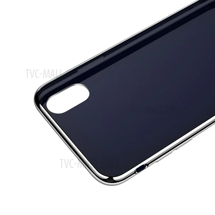 JOYROOM Gorgeous Series Plating TPU Phone Casing for iPhone X 5.8 inch - Black