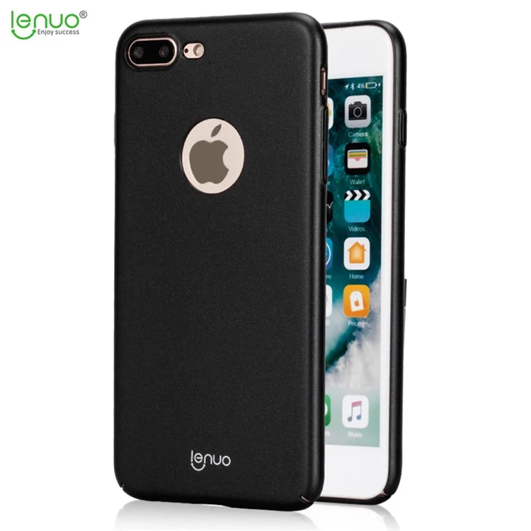 LENUO Leshield Series Silky Touch Hard Plastic Case for iPhone 8 Plus 5.5 inch - Black