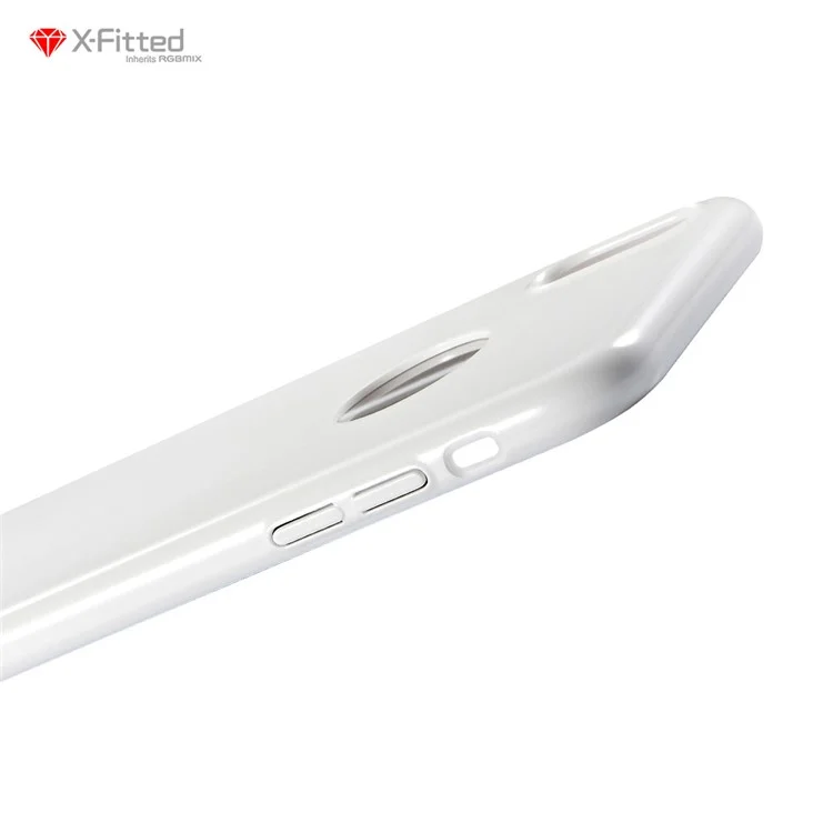 X-FITTED Classic Hard Back Case for iPhone X - White