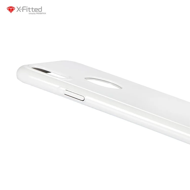 X-FITTED Classic Hard Back Case for iPhone X - White