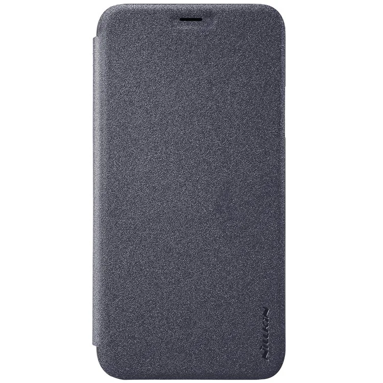 NILLKIN Sparkle Series Folio Leather Case for iPhone X - Black