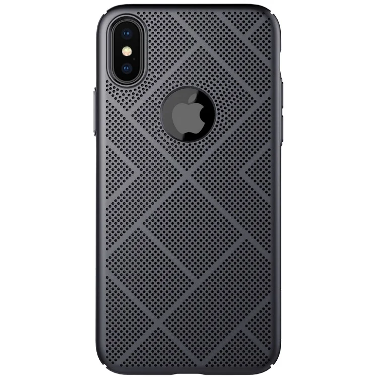 NILLKIN Air Series Heat Dissipation Matte PC Hard Case for iPhone X/10 - Black