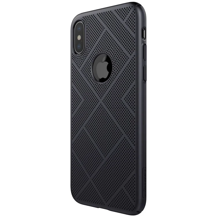 NILLKIN Air Series Heat Dissipation Matte PC Hard Case for iPhone X/10 - Black