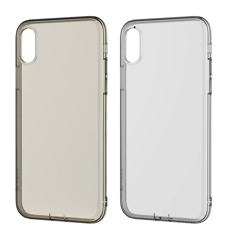 DEVIA Anti-shock Soft Case for iPhone X/10 5.8 inch Anti-yellowing Bayer TPU Back Case - Transparent