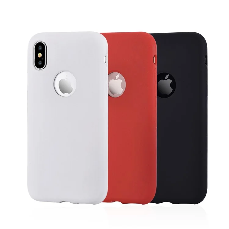 VOUNI Yue Series Liquid Silicone Back Case for iPhone X / Ten 5.8 inch - Black