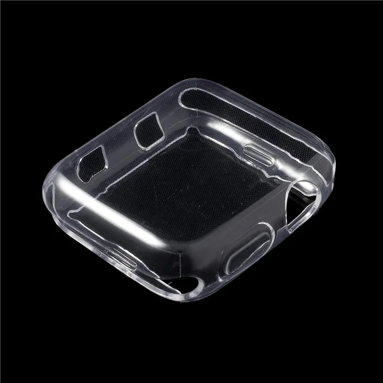 Étui de Protection TPU Transparent Avec Intérieur Non Glissé Pour Apple Watch 42 mm Series 3 2 1