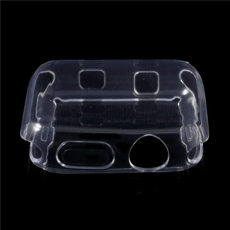 Transparent TPU Protective Case with Non-slip Inner for Apple Watch 42mm Series 3 2 1