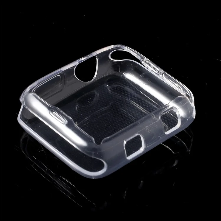 Transparent TPU Protective Case with Non-slip Inner for Apple Watch 42mm Series 3 2 1