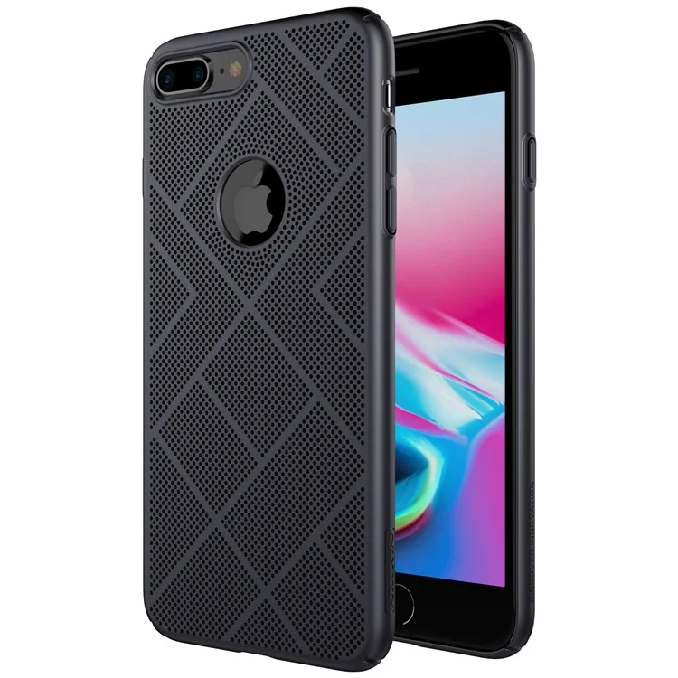 NILLKIN Air Series Matte Heat Dissipation PC Hard Case for iPhone 8 Plus 5.5 inch - Black
