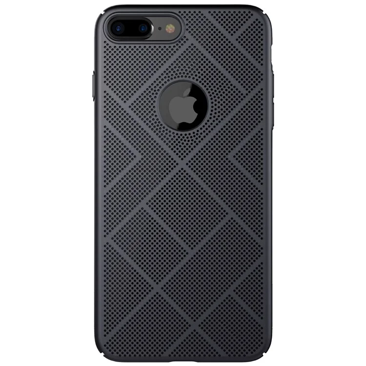 NILLKIN Air Series Matte Heat Dissipation PC Hard Case for iPhone 8 Plus 5.5 inch - Black