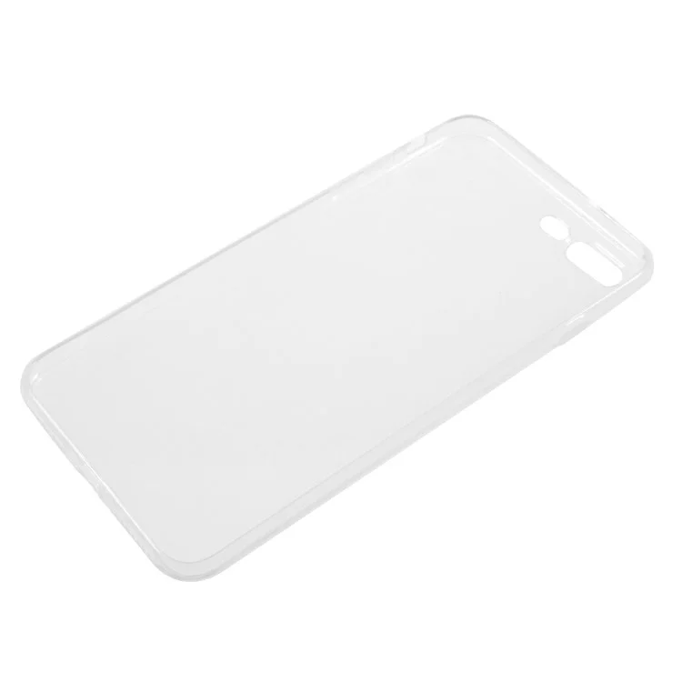 NXE Transparent TPU Mobile Cover + Black Tempered Glass Screen Film for iPhone 8 Plus / 7 Plus