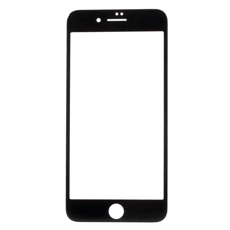 NXE Transparent TPU Mobile Cover + Black Tempered Glass Screen Film for iPhone 8 Plus / 7 Plus