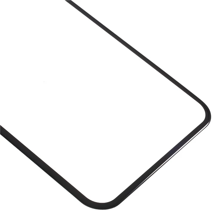 NXE Transparent TPU Mobile Case + Black Tempered Glass Screen Protector for iPhone X/10 - Black
