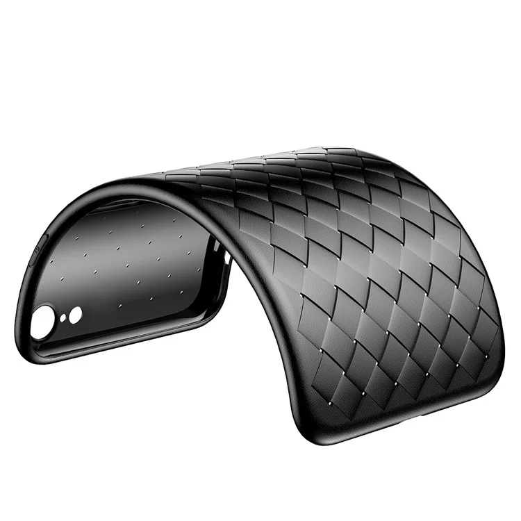 BASEUS BV Woven Texture Heat Dissipation TPU Back Case for iPhone 8/7 4.7 inch - Black