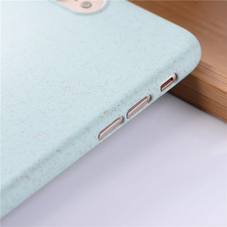 Anti-fingerprint Slim Environmental PC Case for iPhone 8 Plus / 7 Plus 5.5 inch - Cyan