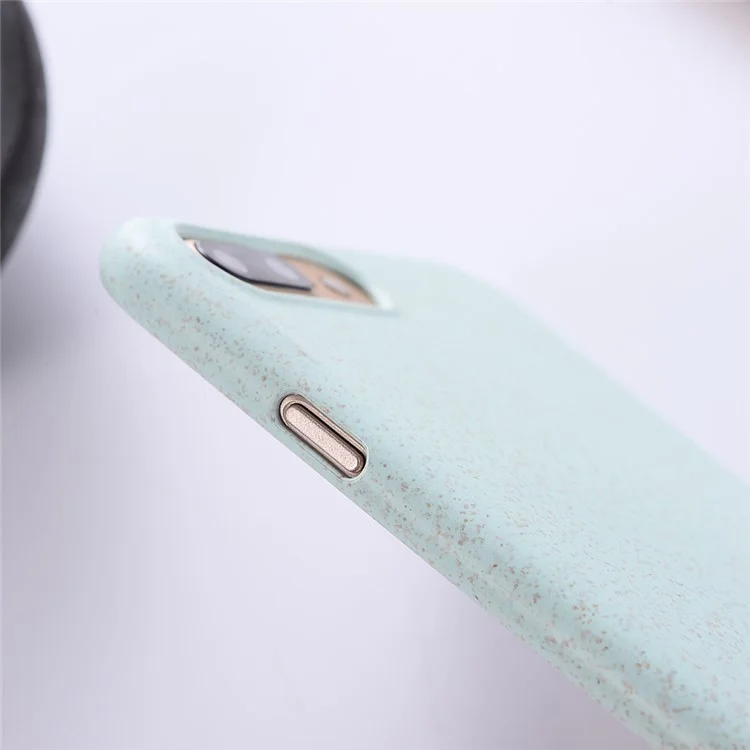 Anti-fingerprint Slim Environmental PC Case for iPhone 8 Plus / 7 Plus 5.5 inch - Cyan