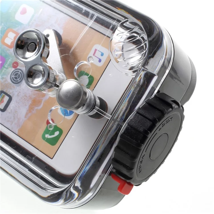60m/195ft Underwater Diving Case IPX8 Waterproof Phone Case for iPhone 8 Plus