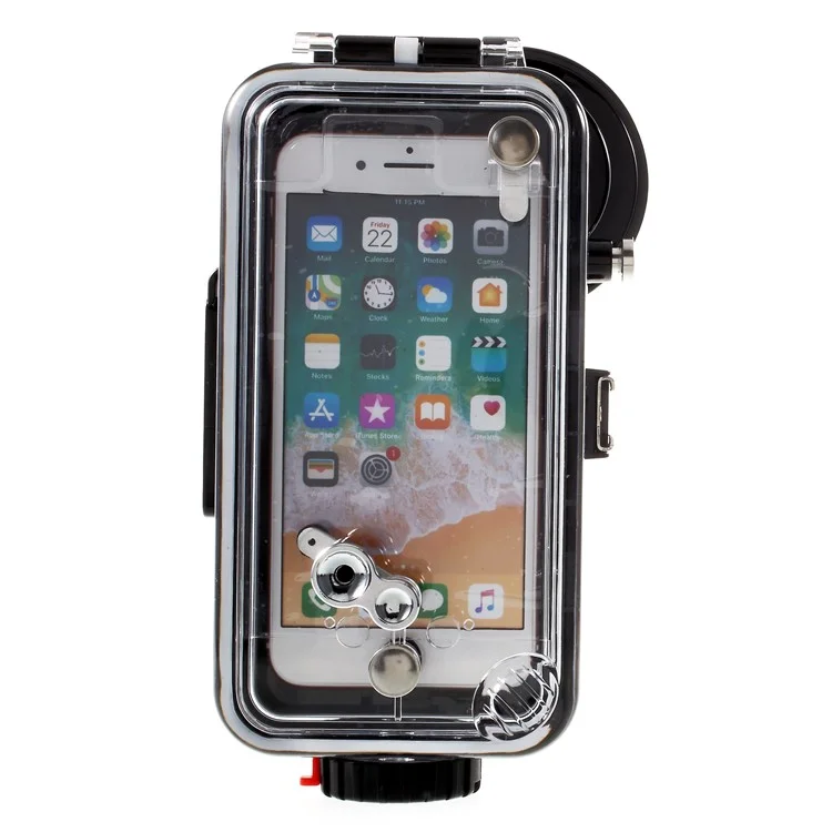60m/195ft Underwater Diving Case IPX8 Waterproof Phone Case for iPhone 8 Plus
